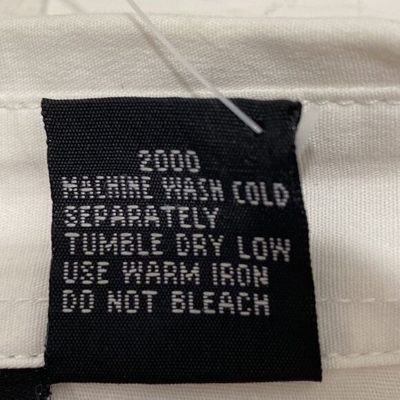 Cami By Newport News White Button Down Blouse Size 14 - Picture 6 of 8